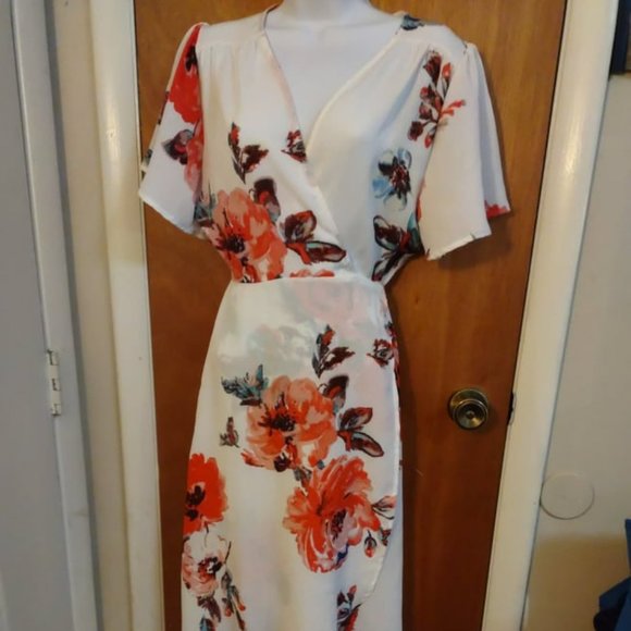 Peppermint, Maxi, High-Low Dress, Floral Pattern, L - Picture 5 of 6